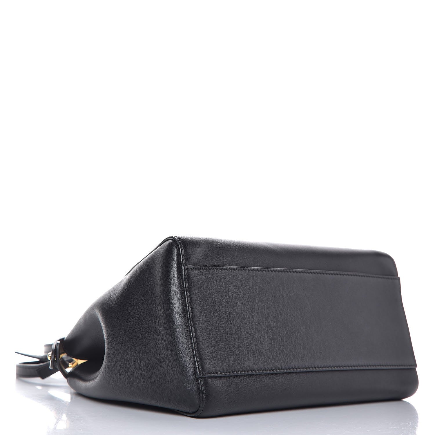 Fendi Nappa Mini Peekaboo Iconic Satchel Black 4 of 8