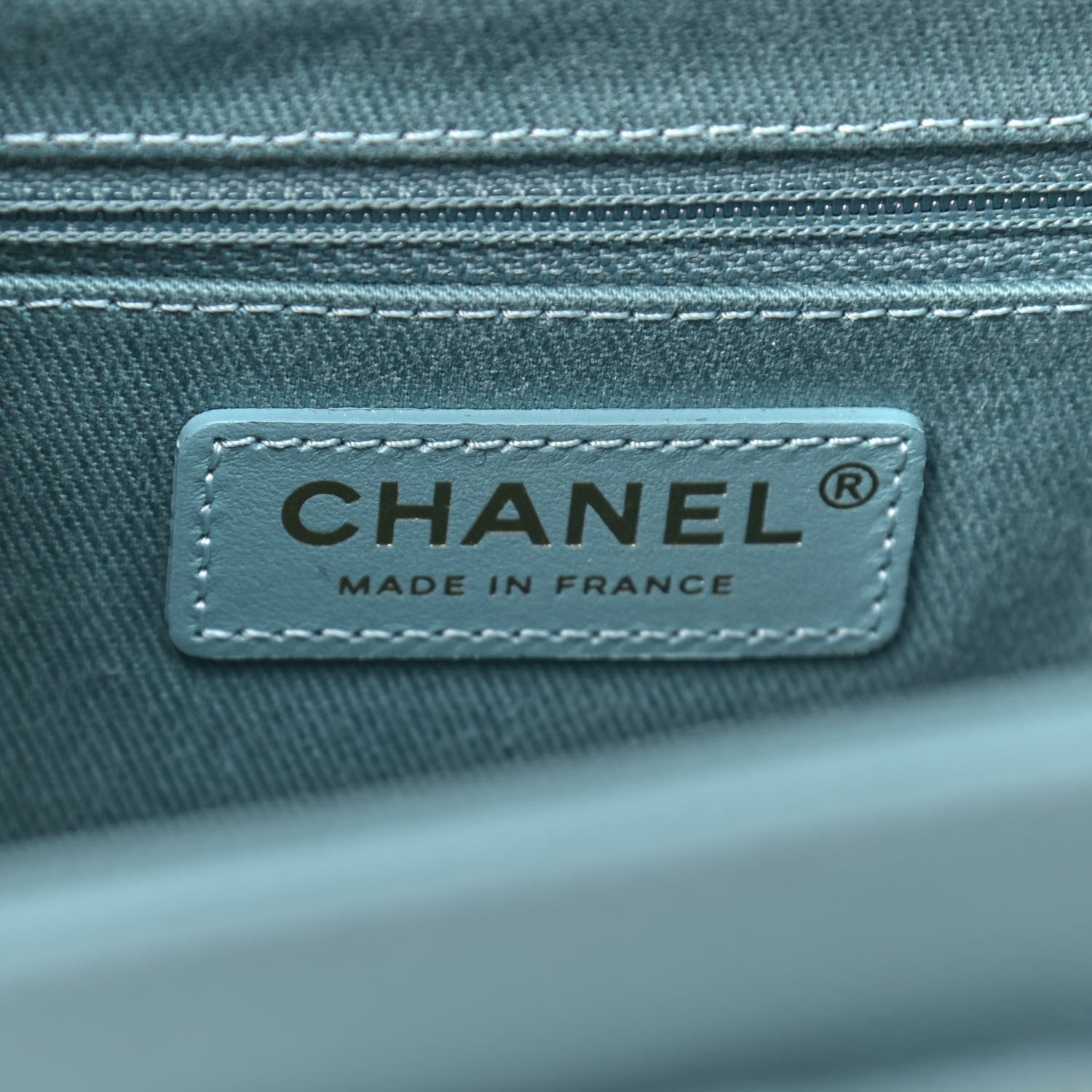 Chanel Caviar Quilted Medium Business Affinity Flap Blue 6 of 10