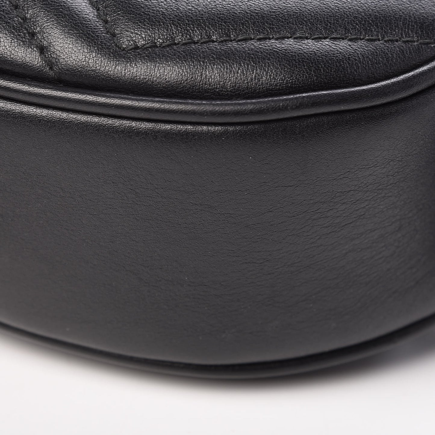 Calfskin Matelasse GG Marmont Belt Bag 95 38 Black
