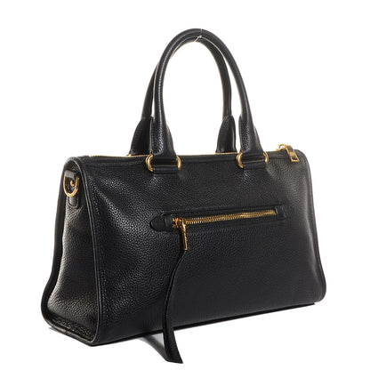 Prada Vitello Daino Tote Black 3 of 10