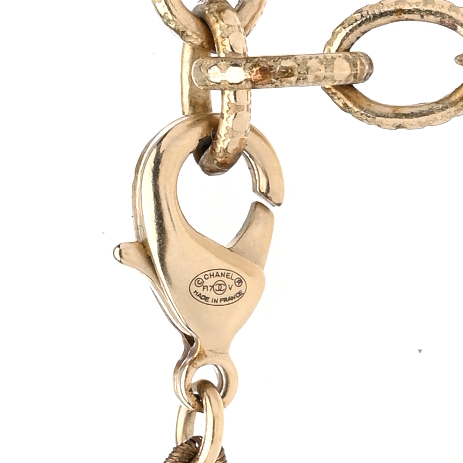 Chanel Pearl CC 100th Anniversary Necklace Light Gold 6 of 6