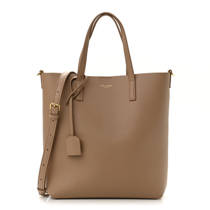 Saint Laurent Calfskin Toy Shopping Tote Dark Toffee 1 of 10