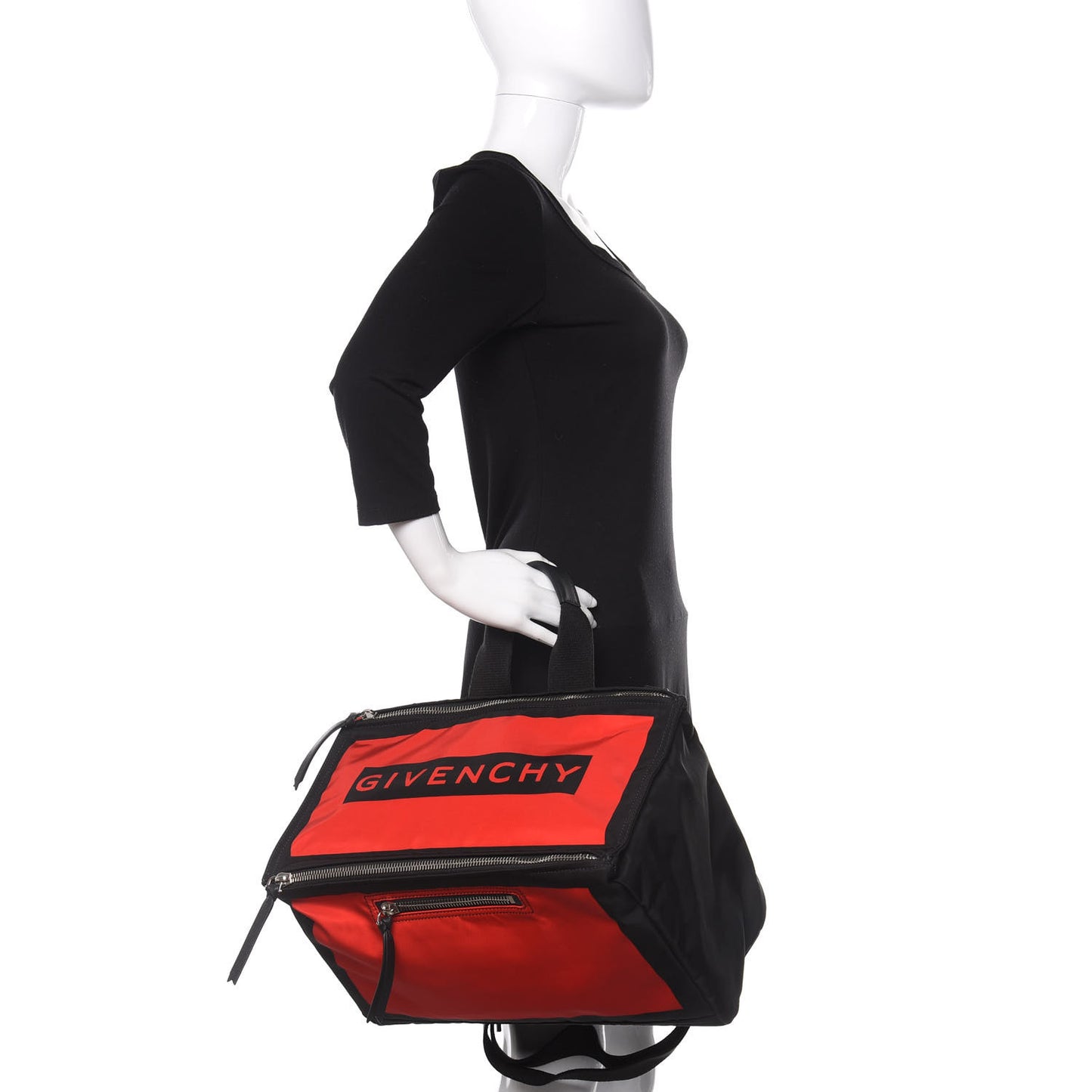 Nylon Large Ice Cooler Pandora Messenger Black Red