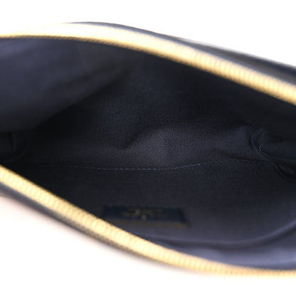 Louis Vuitton LOUIS VUITTON Monogram Pallas Clutch Blue Marine 4 of 8