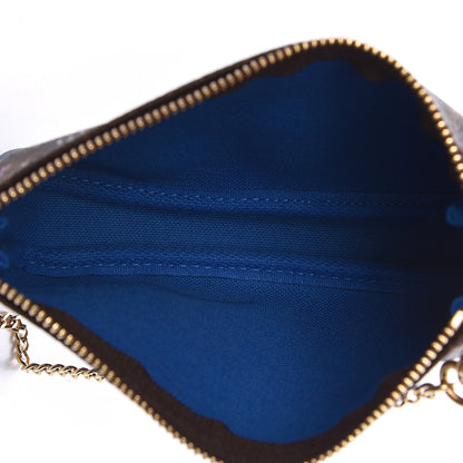 Louis Vuitton Monogram 2019 Christmas Animation Mini Venice Pochette Accessories Blue 5 of 8