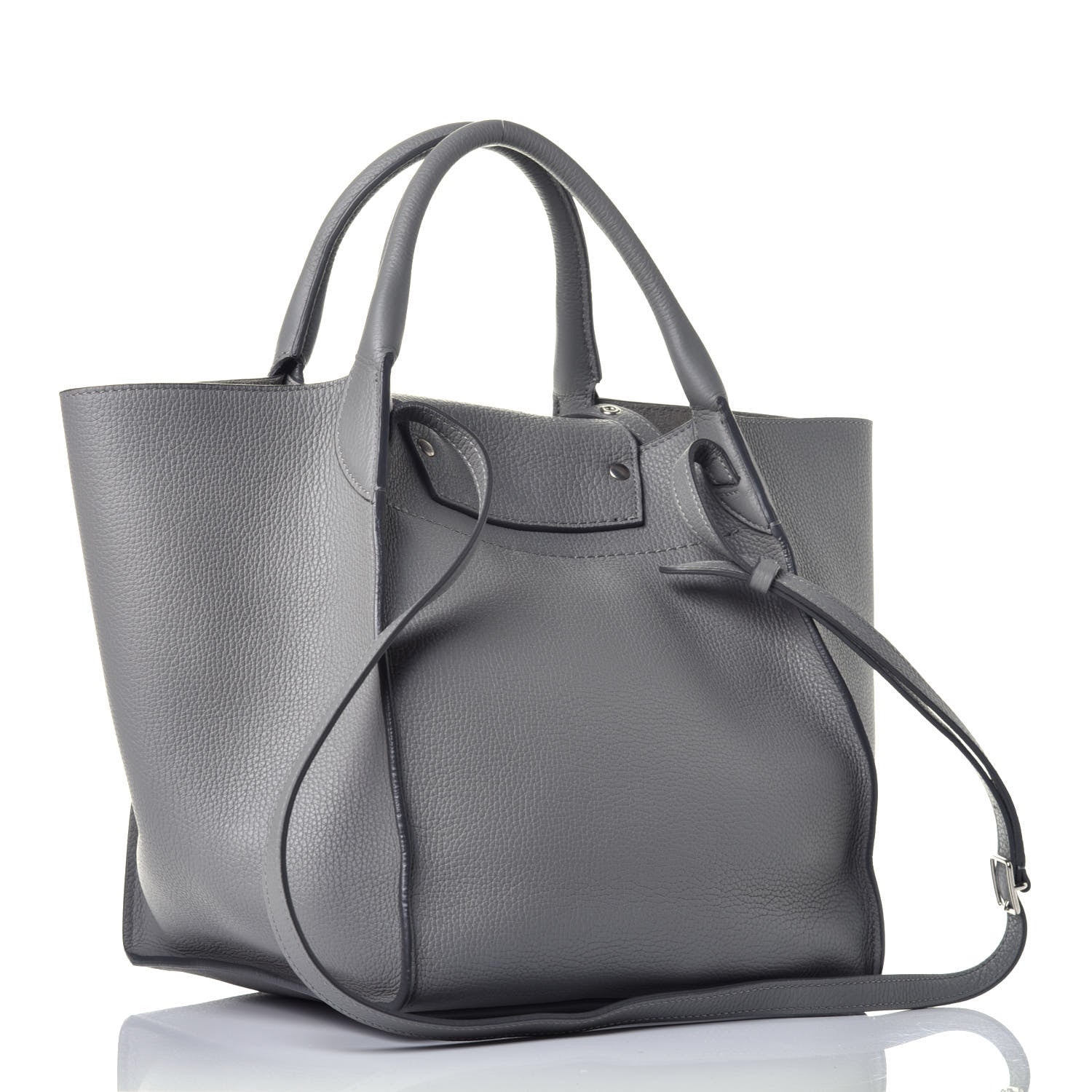 Celine Supple Grained Calfskin Small Big Bag Grey 4 of 9