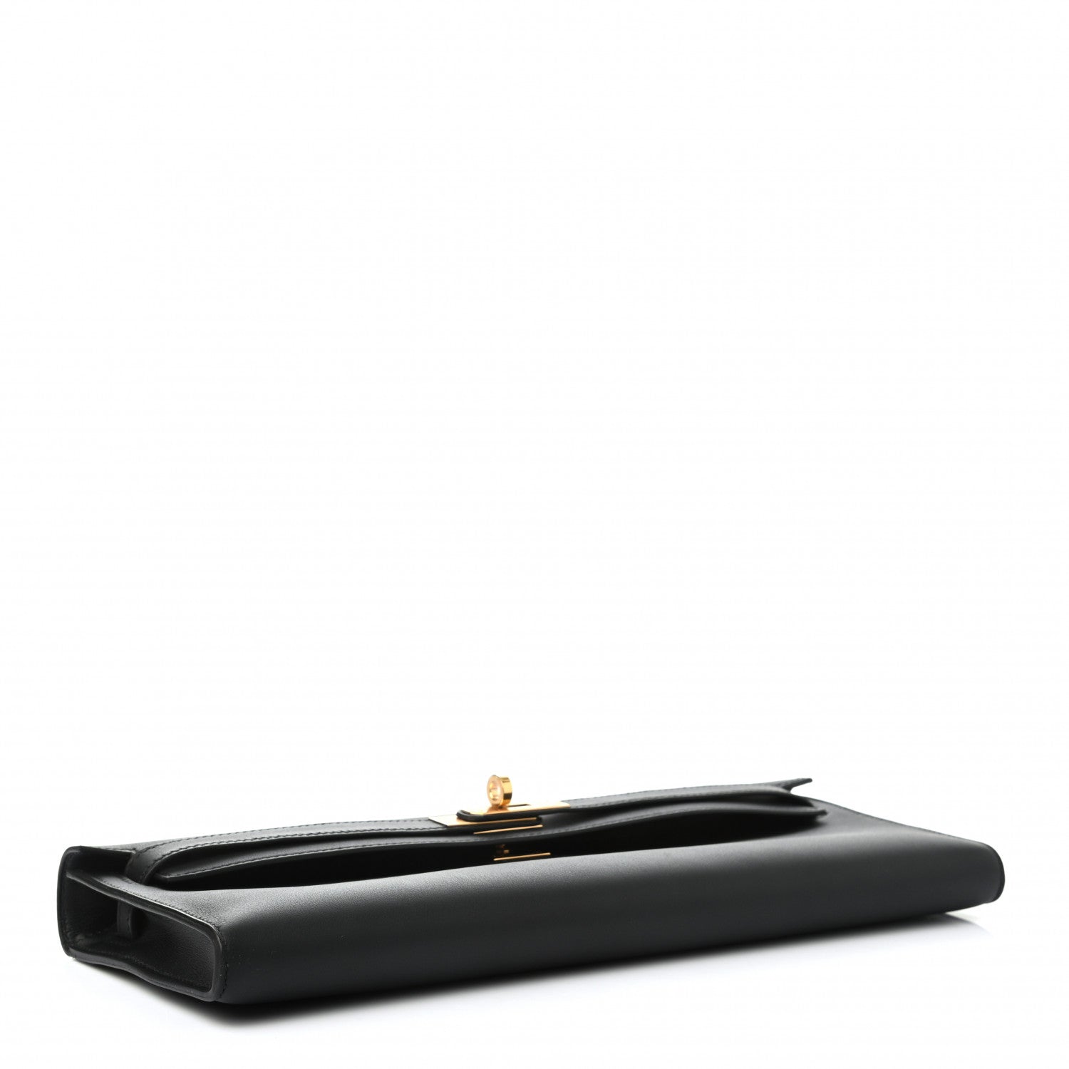 Hermes Swift Kelly Cut Clutch Pochette Black 4 of 6