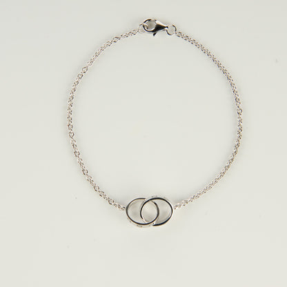 Cartier 18K White Gold Interlocking LOVE Bracelet 5 of 6