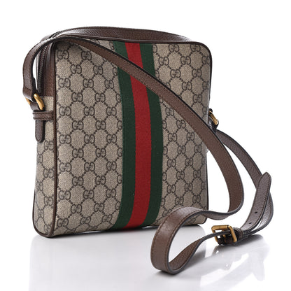 Gucci GG Supreme Monogram Web Small Ophidia Messenger Bag Brown 3 of 10