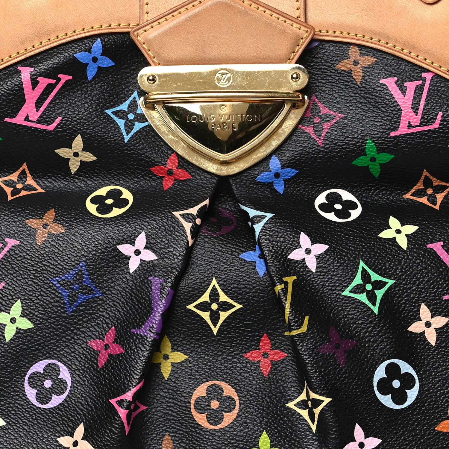 Louis Vuitton Monogram Multicolor Ursula Black 7 of 10