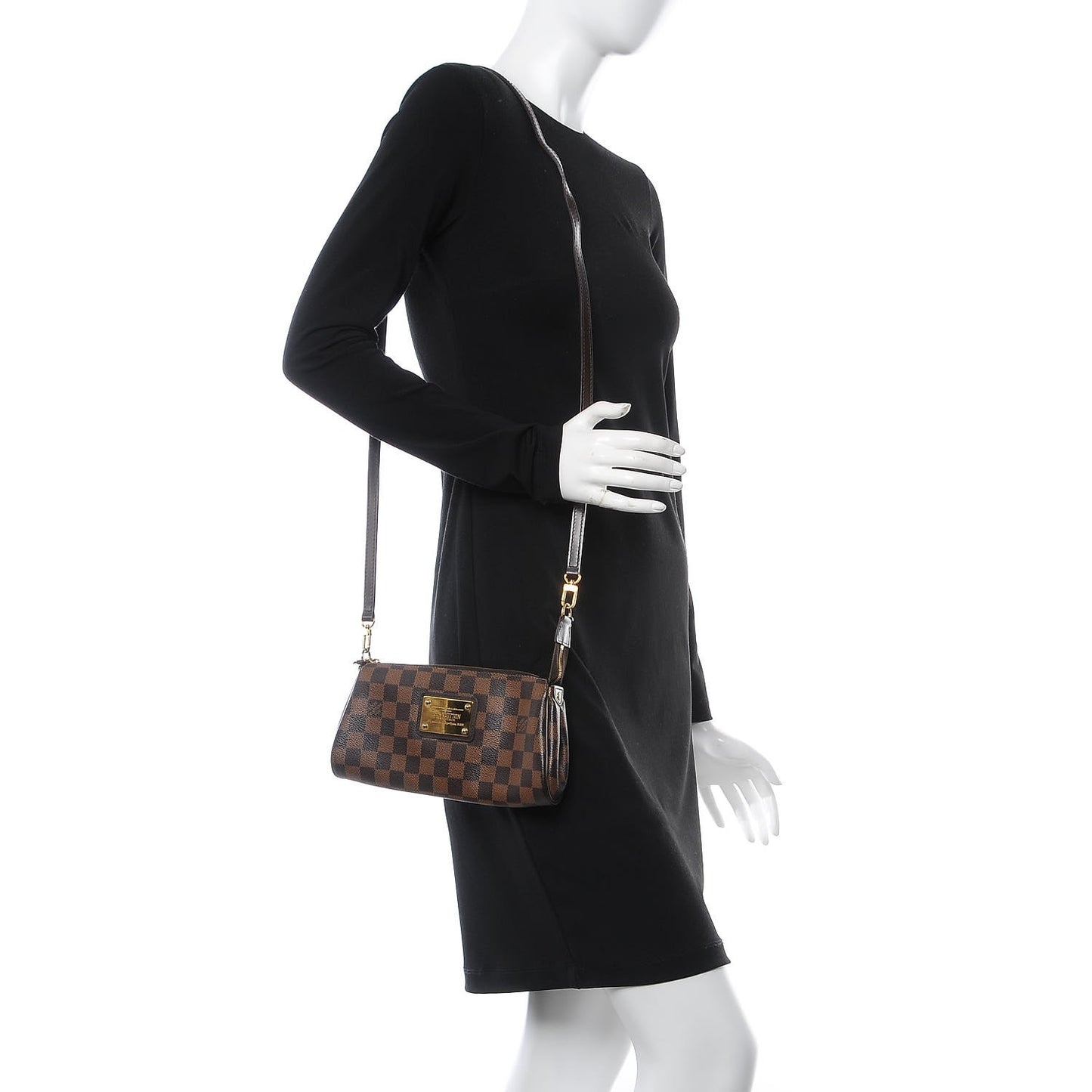 Damier Ebene Eva Clutch