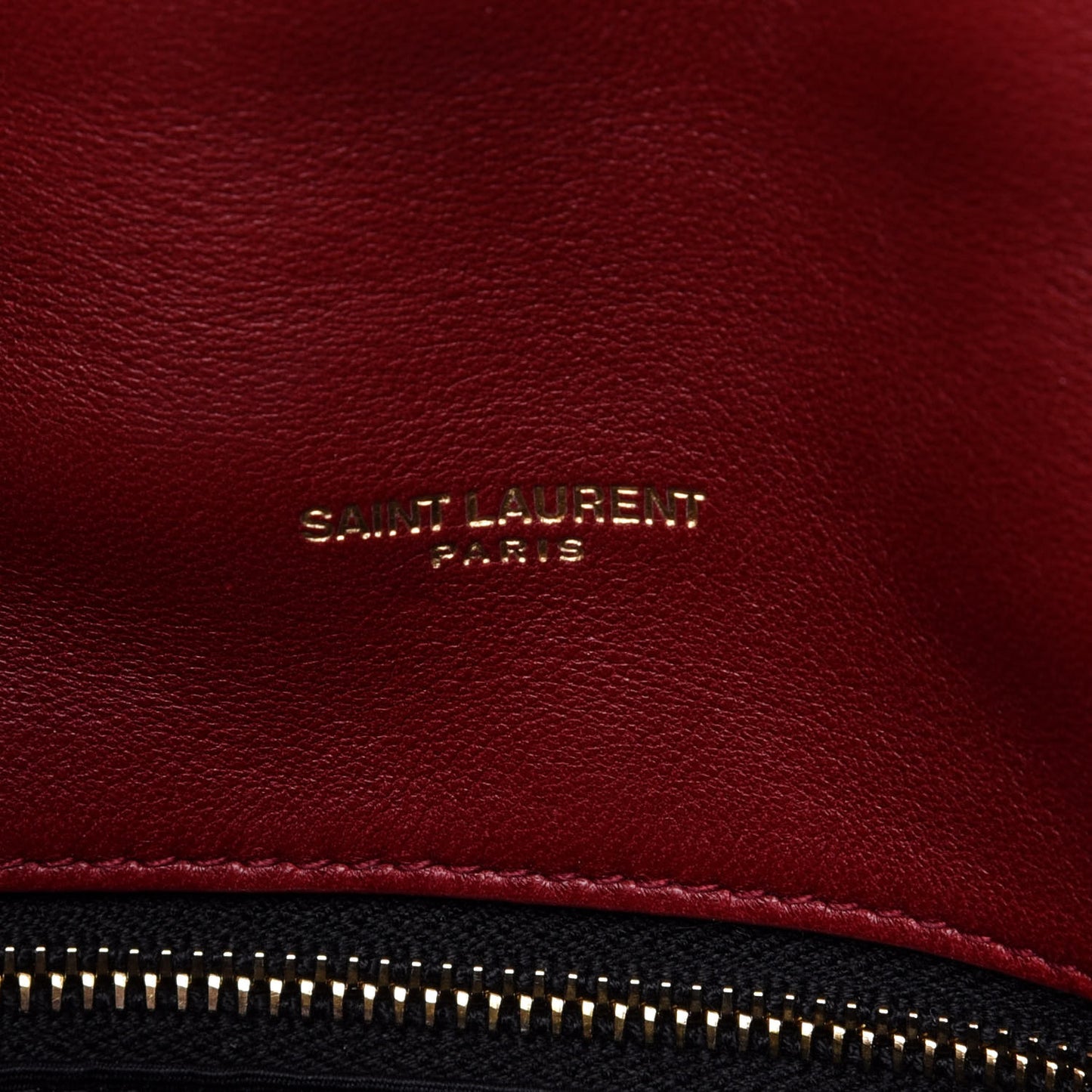 Lambskin Quilted Toy Loulou Puffer Monogram Chain Satchel Red