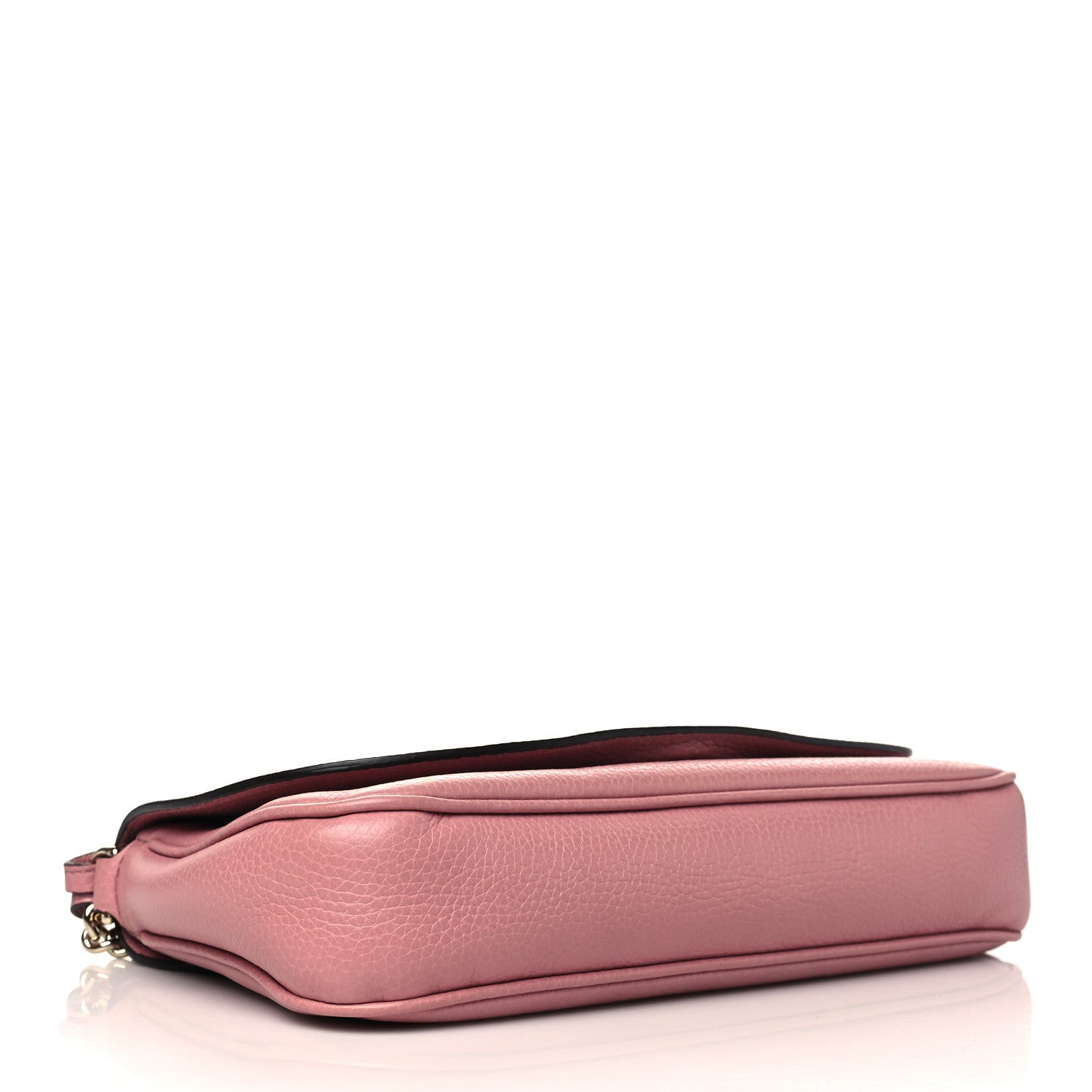 Gucci Pebbled Calfskin Medium Soho Flap Crossbody Pink 4 of 6