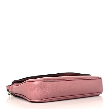Gucci Pebbled Calfskin Medium Soho Flap Crossbody Pink 4 of 6