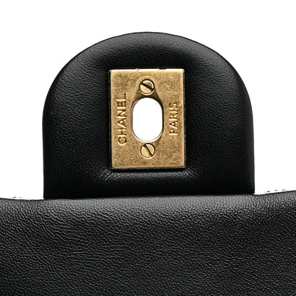 Chanel Lambskin Quilted Mini Rectangular Pearl Crush Flap Black 12 of 13
