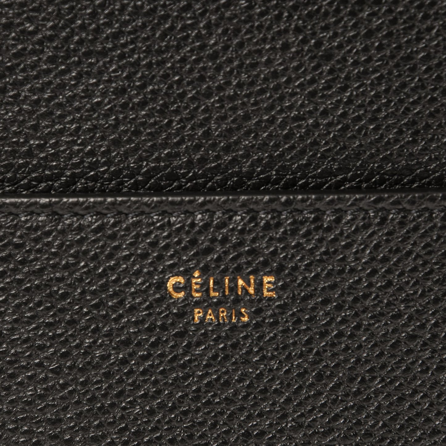 Soft Grained Calfskin Sangle Bucket Bag Black