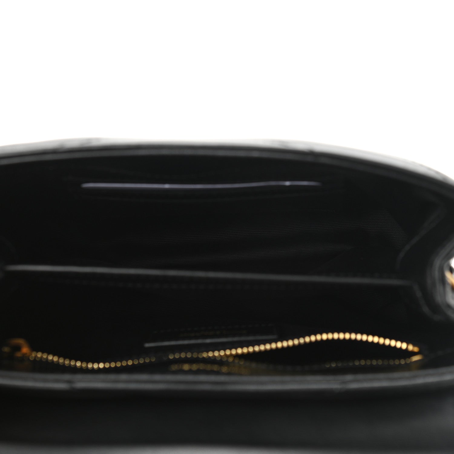 Saint Laurent Calfskin Y Quilted Monogram Toy Loulou Crossbody Bag Black 5 of 11