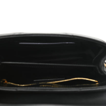 Saint Laurent Calfskin Y Quilted Monogram Toy Loulou Crossbody Bag Black 5 of 11