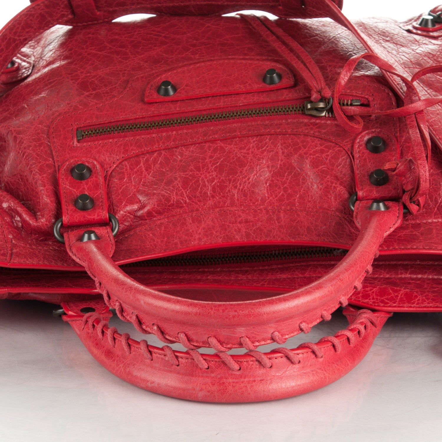 Balenciaga Agneau Classic Hardware City Rouge Cardinal 7 of 9