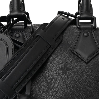 Louis Vuitton Calfskin Monogram Speedy P9 Bandouliere 30 Ultra Black 8 of 10