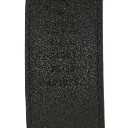 Gucci Calfskin Double G 30mm Belt 75 30 Black 5 of 12