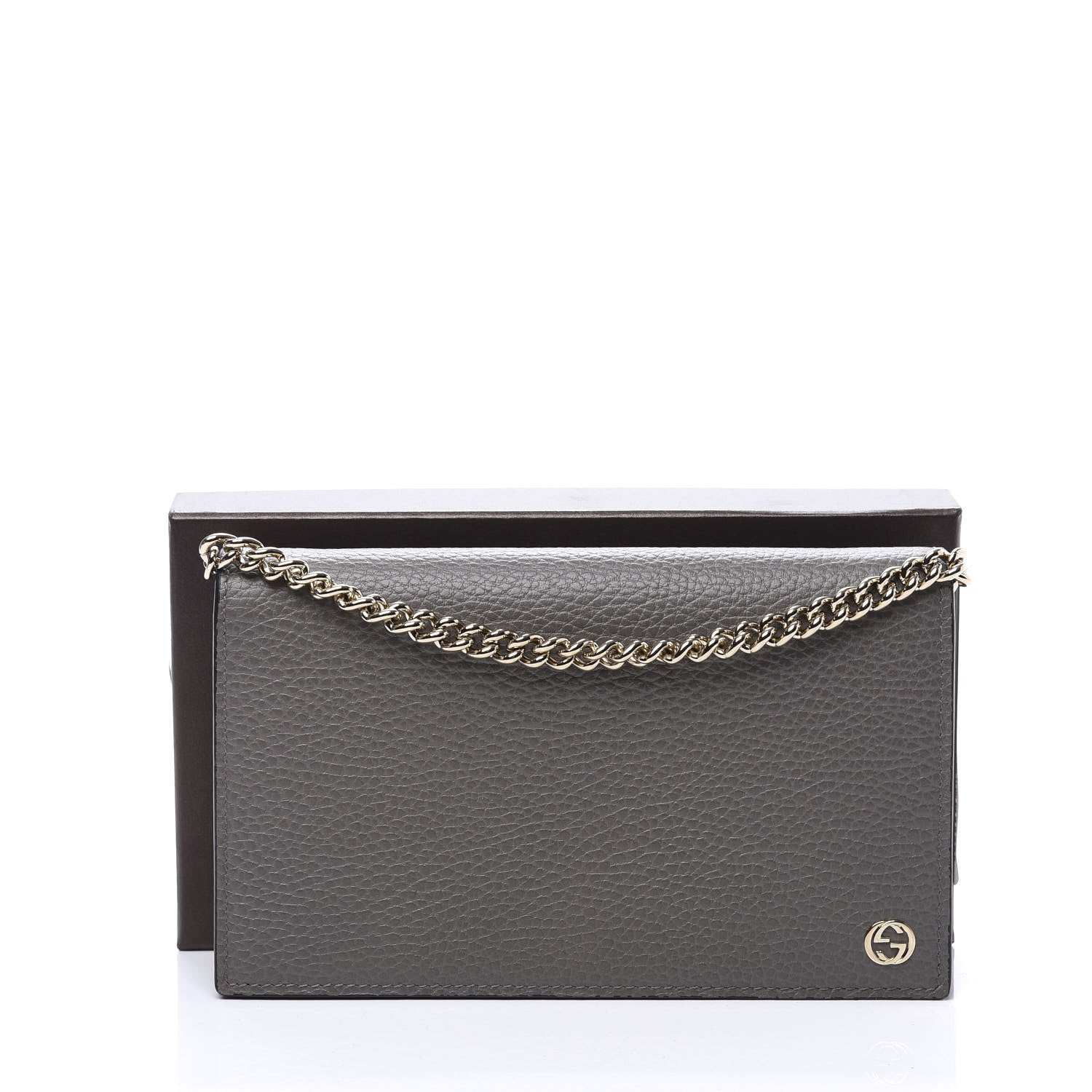 Gucci Dollar Calfskin Medium Betty Chain Wallet Loess 9 of 9