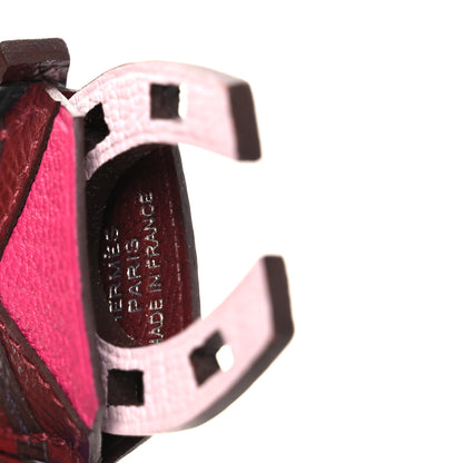 Hermes Epsom Chevre Mysore Artificer Bag Charm Rouge H Rose Shocking Bleu Navy Bleu Hydra Rouge Sellier 3 of 4