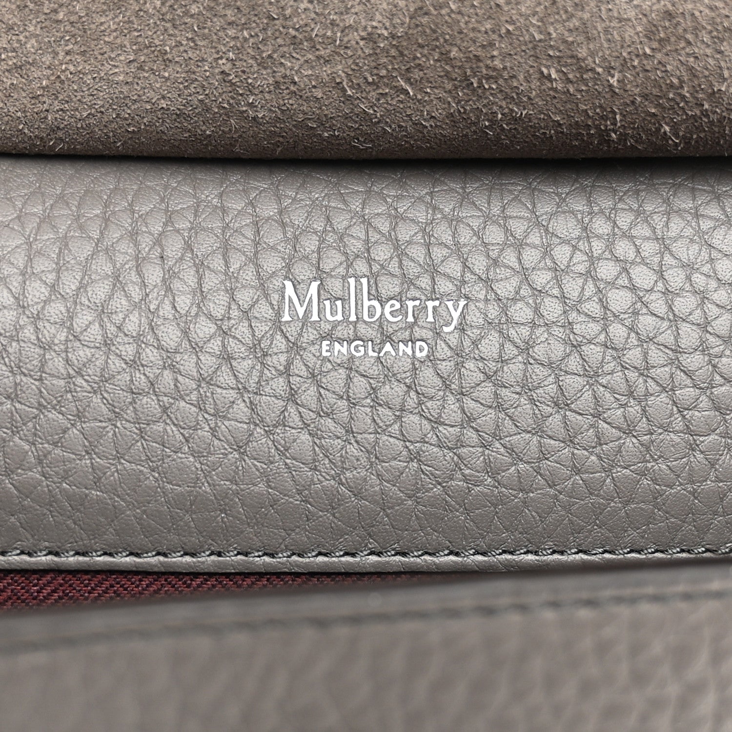 Mulberry Grain Calfskin New Antony Messenger Crossbody Grey 6 of 10