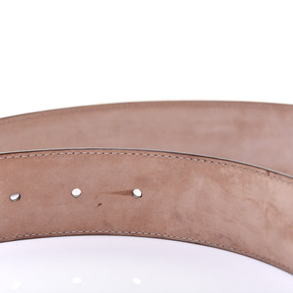 Gucci Calfskin Interlocking G 37mm Belt 90 36 Nut Brown 4 of 8