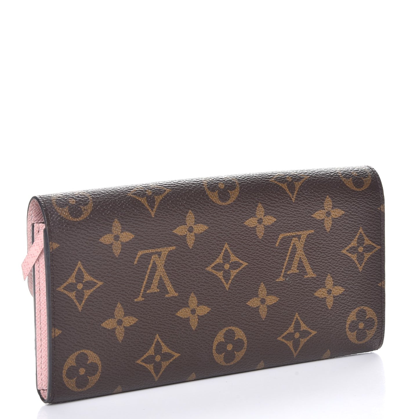 Monogram Emilie Wallet Rose Ballerine