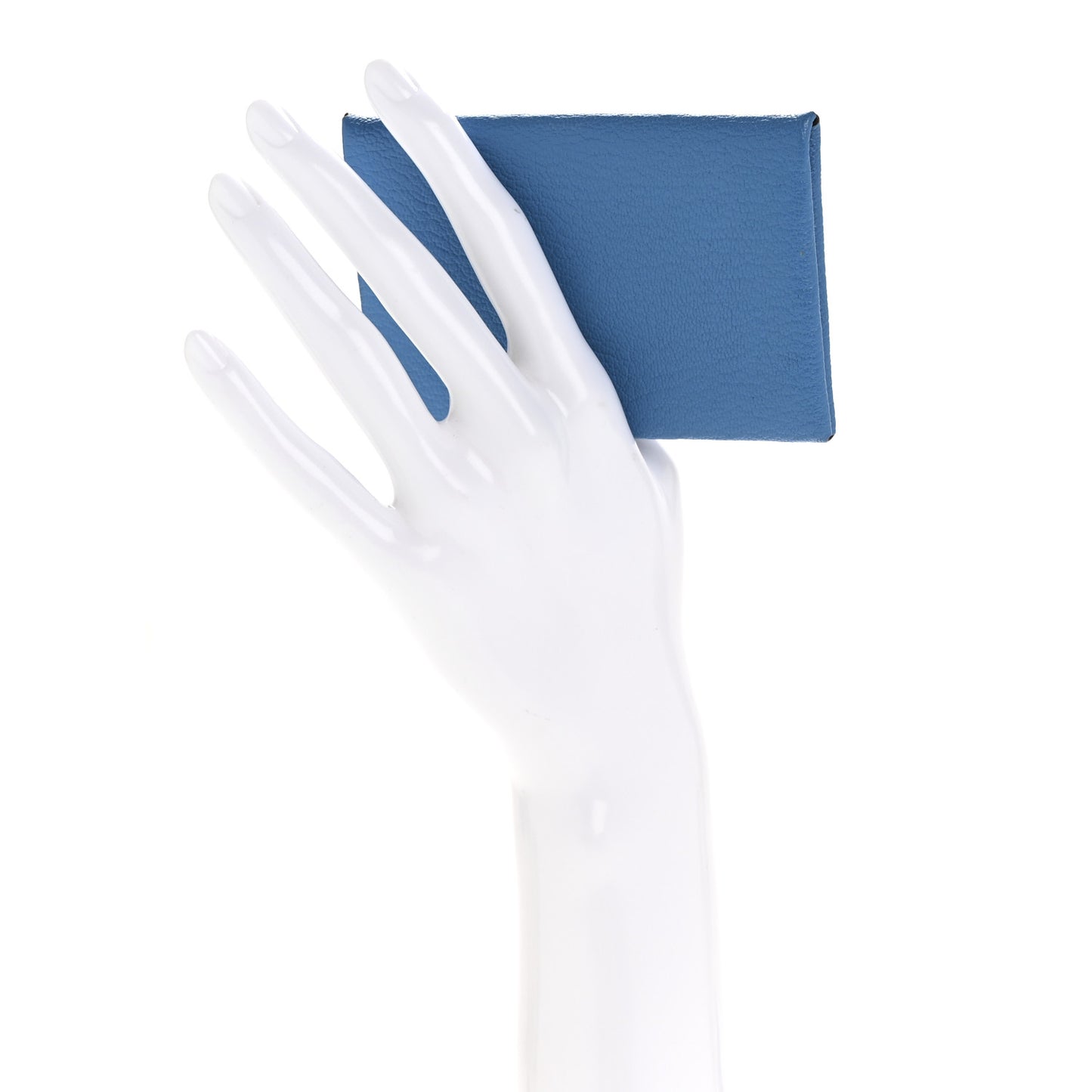 Chevre Mysore Verso Calvi Card Case Bleu Frida Cuivre