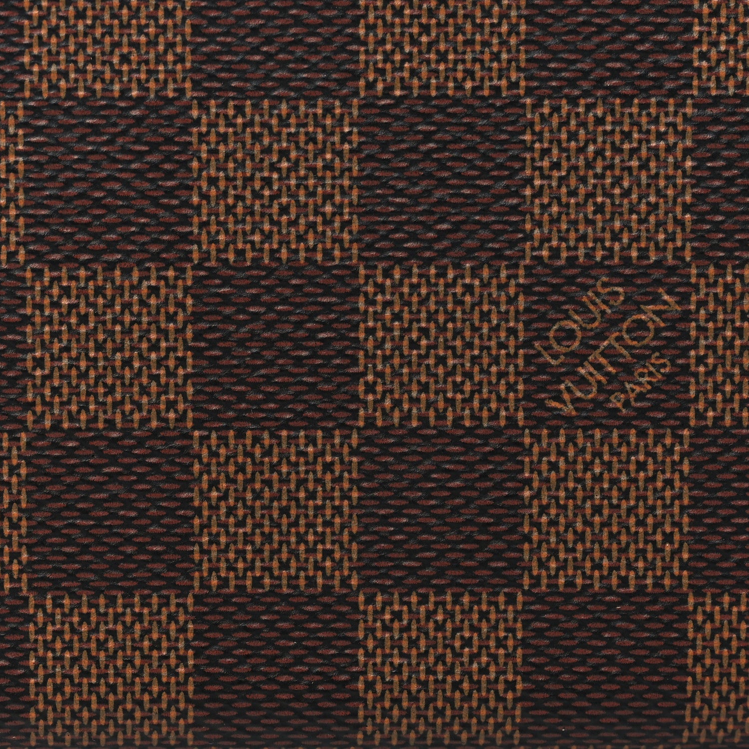 Louis Vuitton Damier Ebene Clemence Wallet Cherry 7 of 8