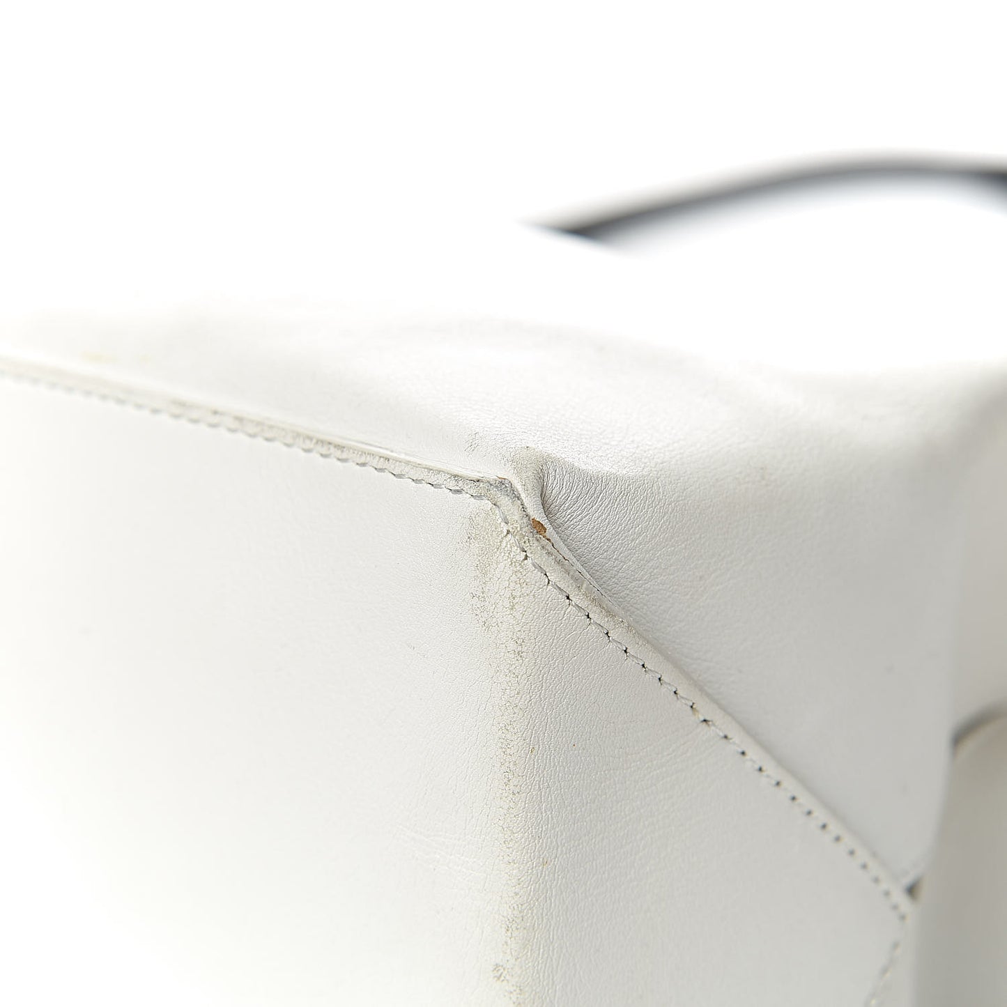 Calfskin Large Essential 31 Rue Cambon Tote White Black