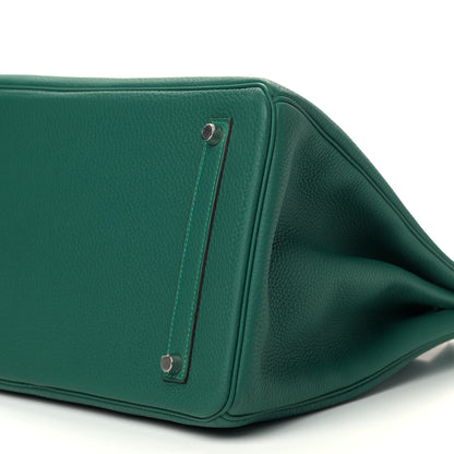 Hermes Togo Birkin 35 Malachite 8 of 9