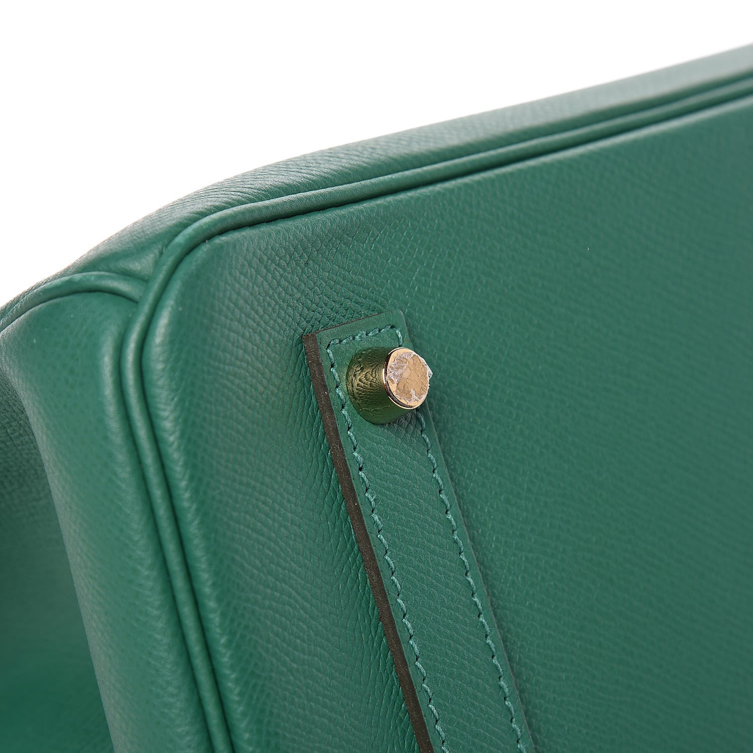 Hermes Epsom Birkin 35 Vert Vertigo 7 of 38