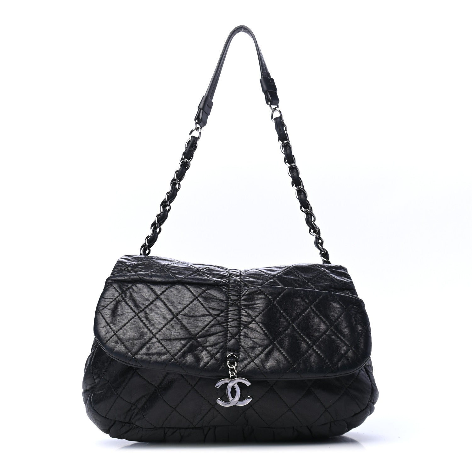 Chanel Lambskin Quilted Small Sharpei Flap Black 1 of 6