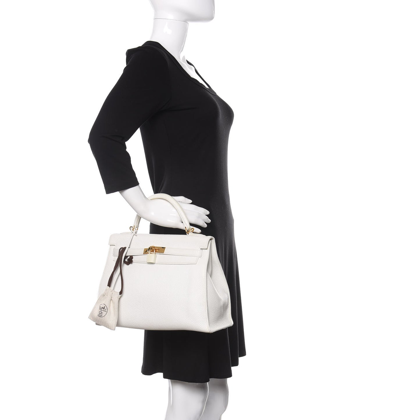 Taurillon Clemence Kelly Sellier 32 White