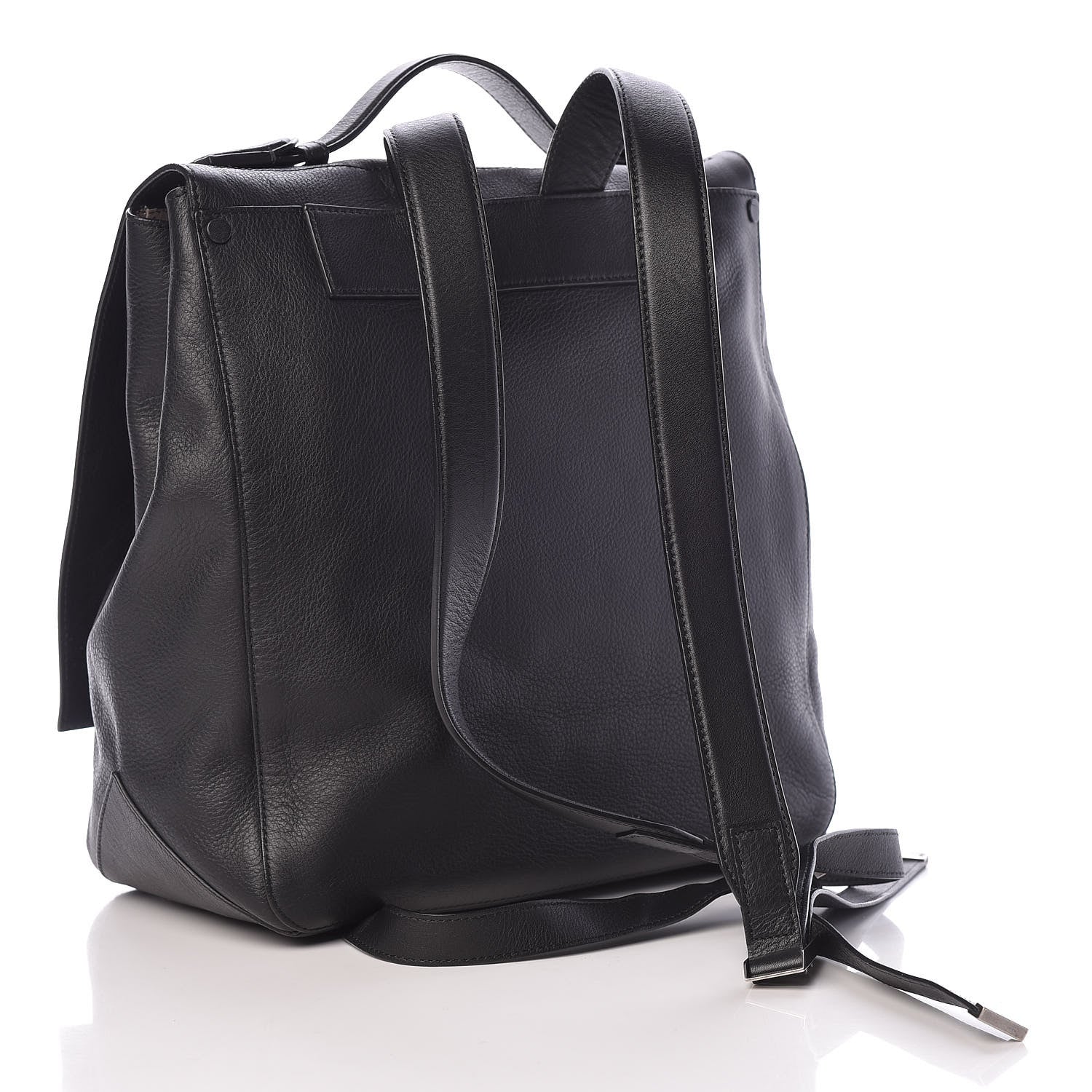 Proenza Schouler Calfskin Large PS Courier Backpack Black 3 of 16