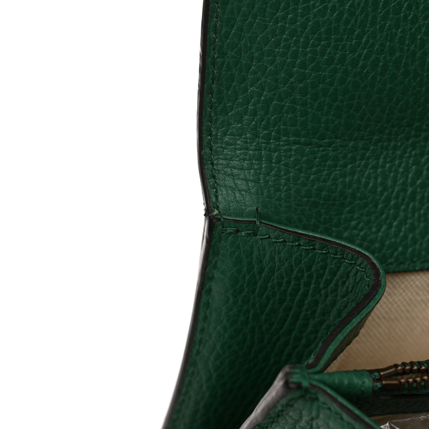 Gucci Pebbled Calfskin Small Dionysus Shoulder Bag Emerald 14 of 14