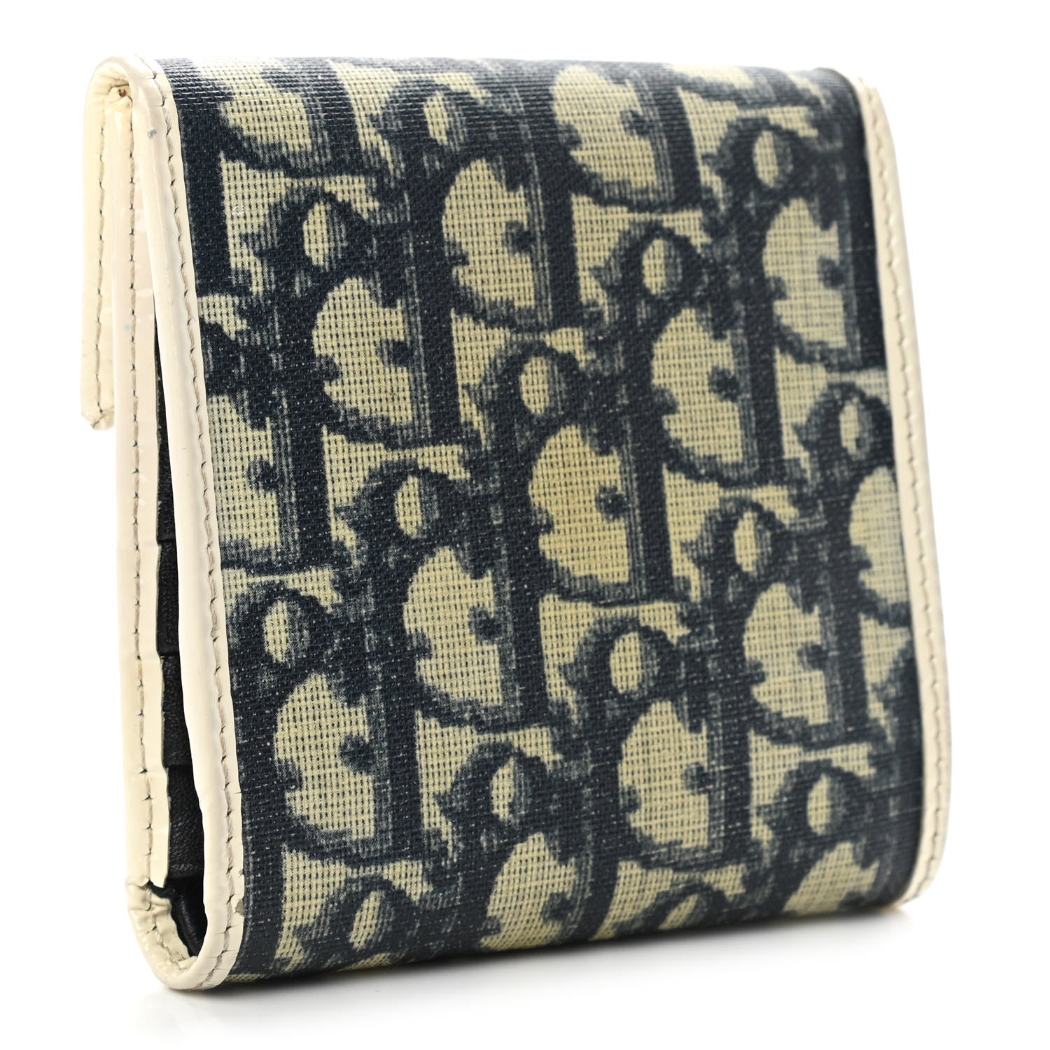Christian Dior Monogram Compact Wallet White 3 of 7