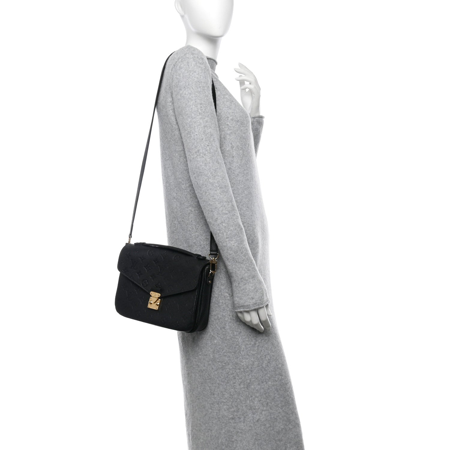 Louis Vuitton Empreinte Pochette Metis Black 2 of 11