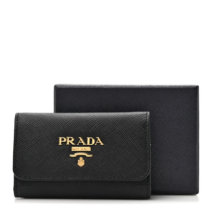 Prada Saffiano 4 Key Holder Black 8 of 8