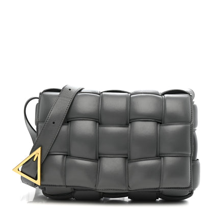 Bottega Veneta Nappa Maxi Intreccio Padded Cassette Crossbody Bag Thunder 1 of 14