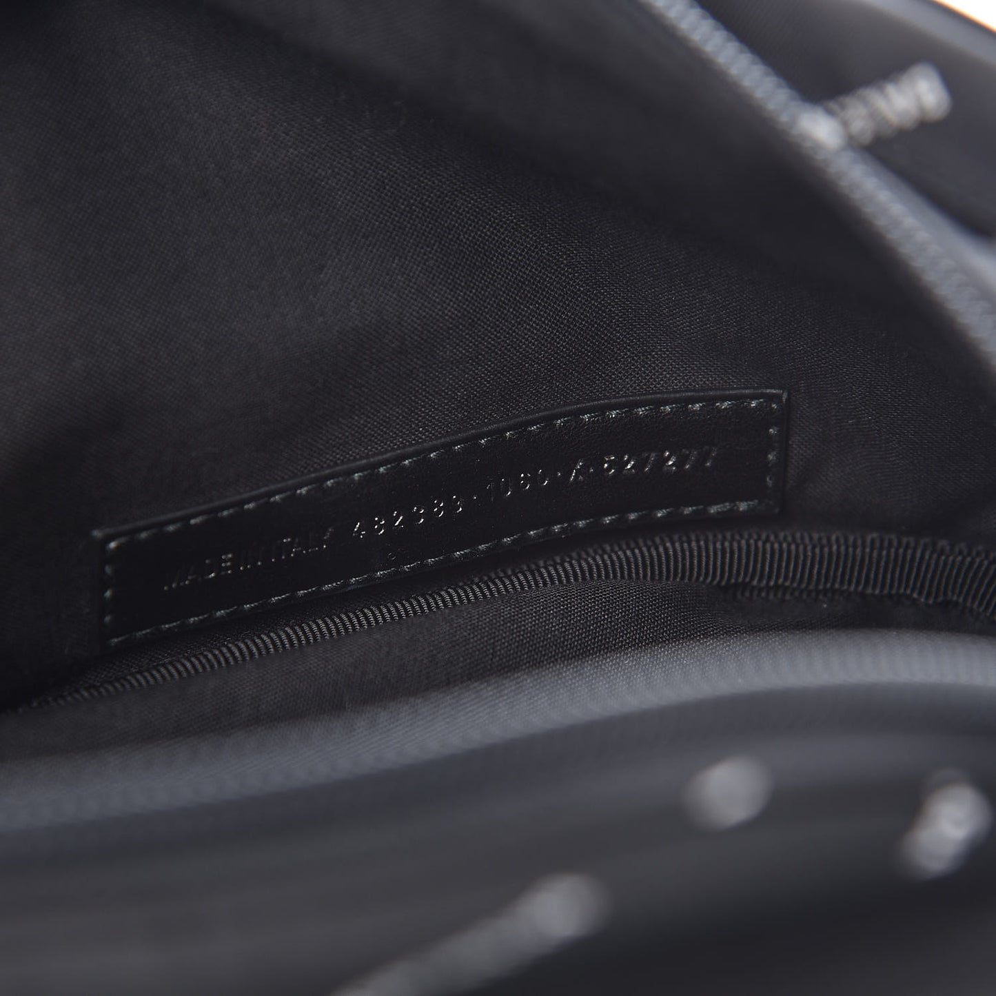 Twill Nylon Allover Logo Explorer Beltpack Black White