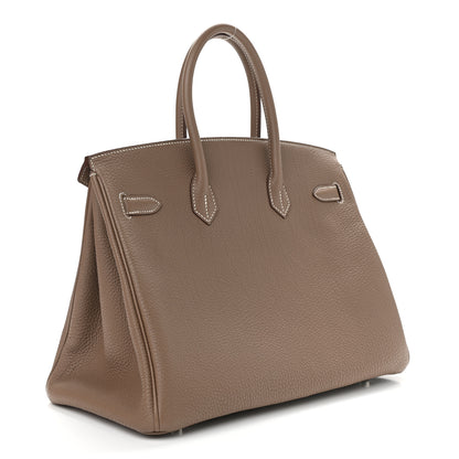 Hermes Togo Birkin 35 Etoupe 2 of 17