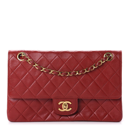Chanel Lambskin Quilted Medium Double Flap Red 1 of 11