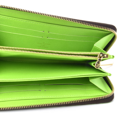 Louis Vuitton Monogram Graffiti Zippy Wallet Green 5 of 7