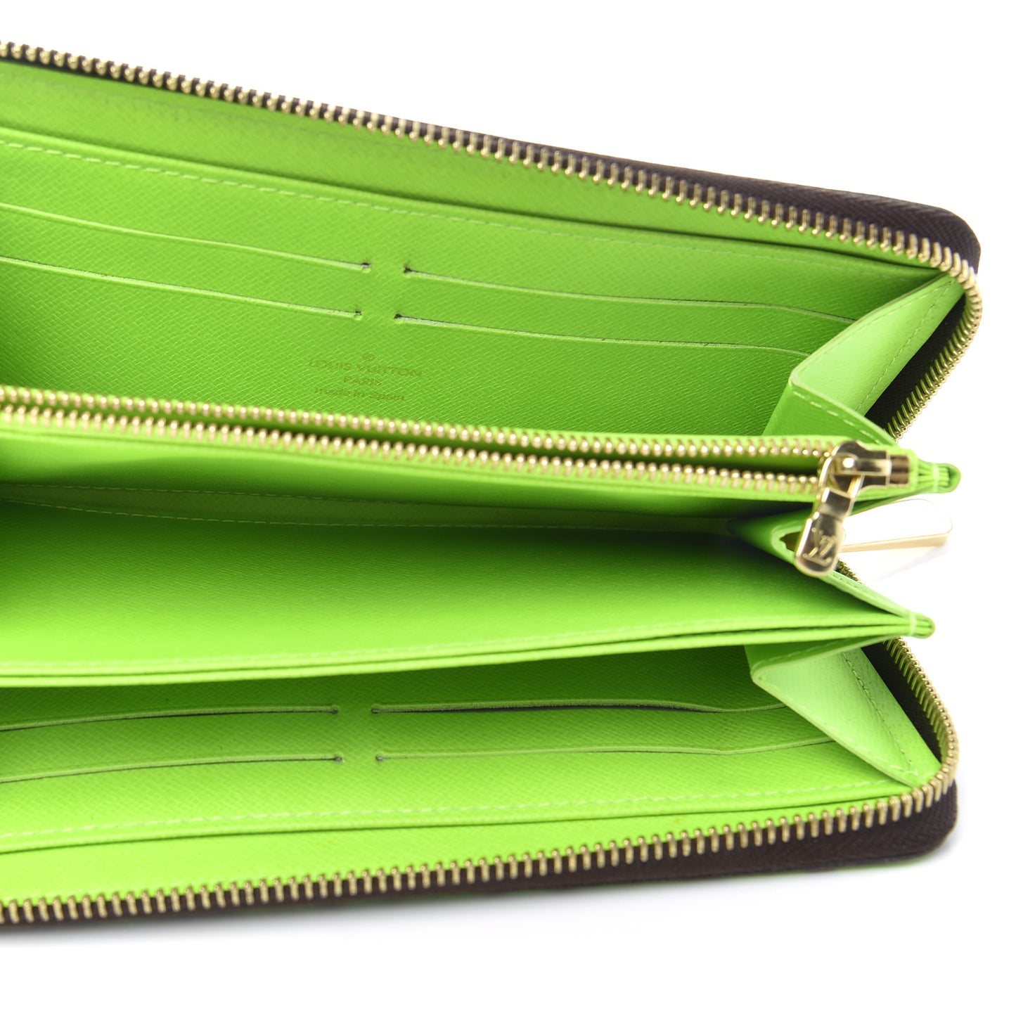 Monogram Graffiti Zippy Wallet Green