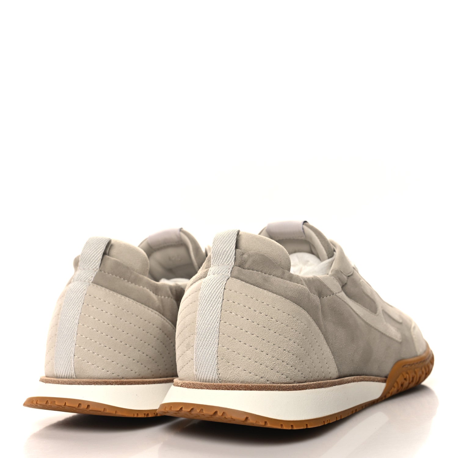 Hermes Suede Goatskin Mens Jet Sneakers 42.5 Beige Esquisse Glaise 4 of 8