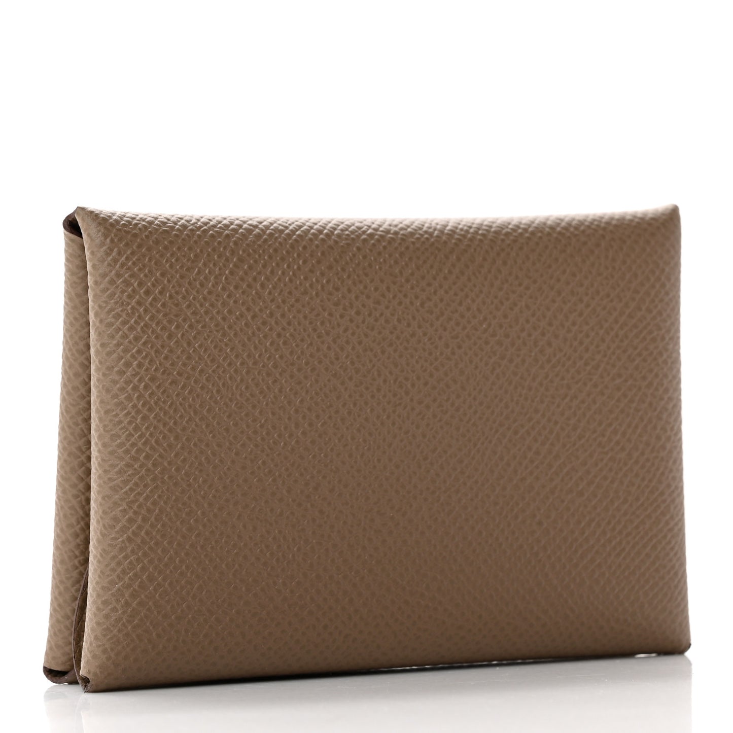 Epsom Calvi Duo Card Case Etoupe
